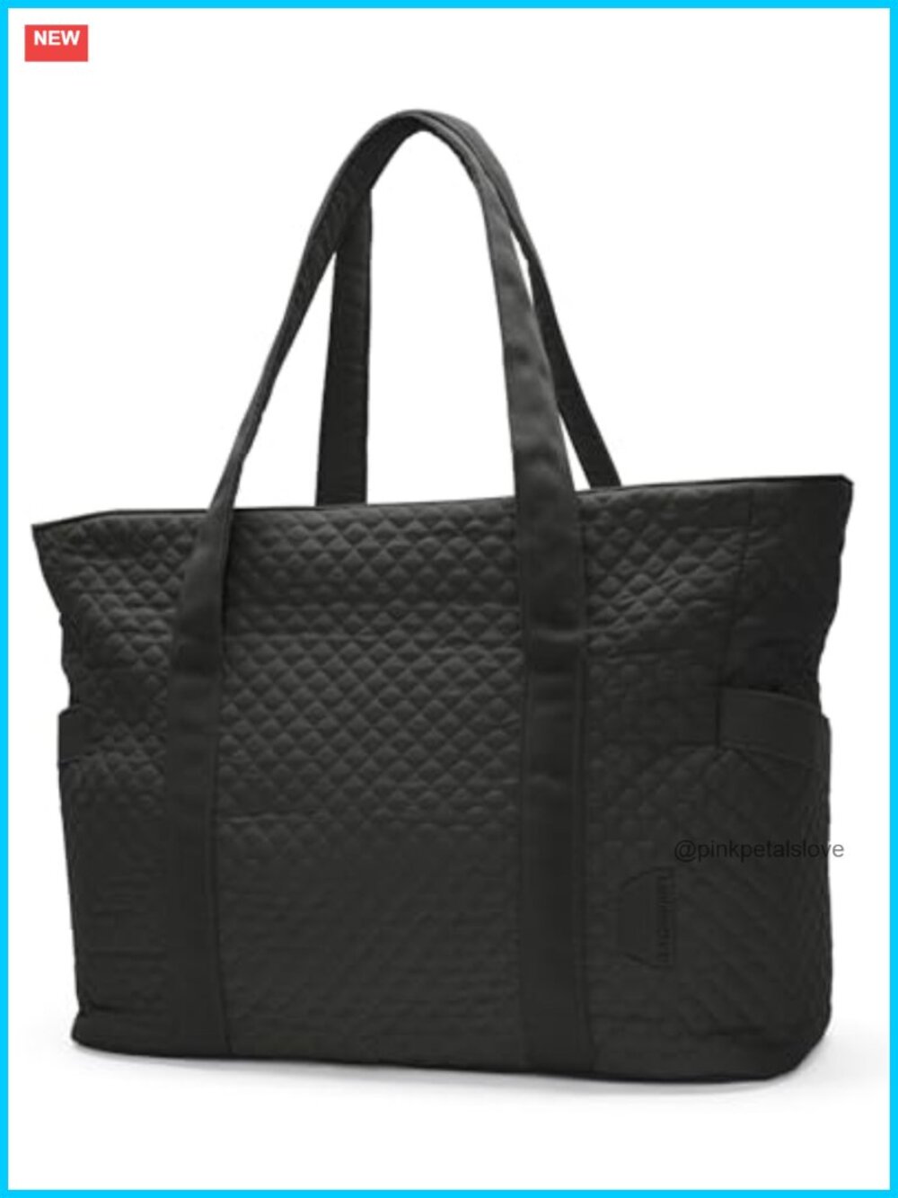 20L Crush Tote Bag with Zipper, Work Travel Nurse Hospital Bag for Laptop